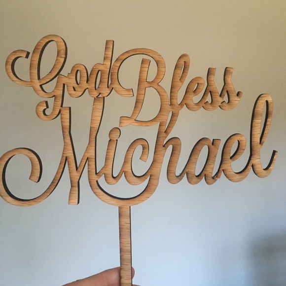 Custom cake topper - Michael - Picture 1 of 1